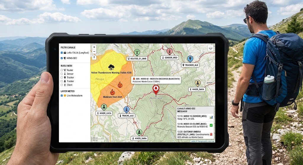 Mappa ARMS Meshtastic v1.0 1 Mappa ARMS Meshtastic